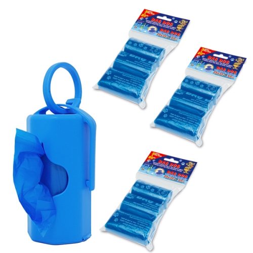 dispenser blu con 200 sacchettini